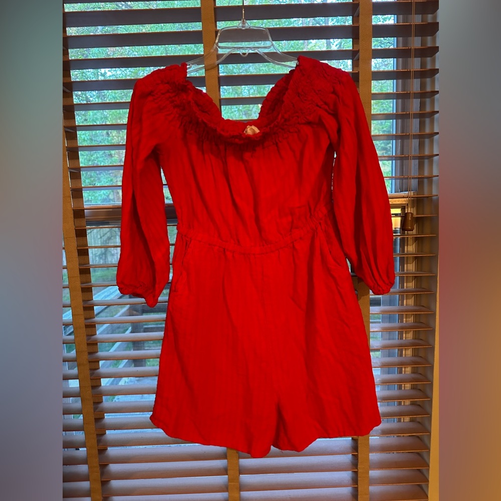 Red Romper Size Women’s Small - image 1